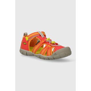Detské sandále Keen SEACAMP II CNX oranžová farba
