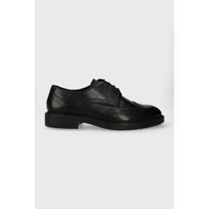 Kožené poltopánky Vagabond Shoemakers ALEX M pánske, čierna farba, 5766.101.20