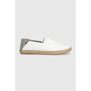 Espadrilky Tommy Hilfiger ESPADRILLE CORE TEXTILE biela farba, FM0FM04981