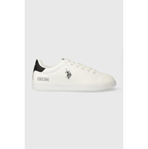 Tenisky U.S. Polo Assn. BYRON biela farba, BYRON001M 4Y1