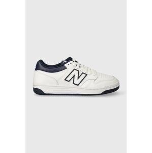 Tenisky New Balance BB480LWN biela farba