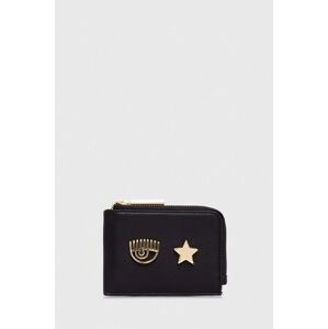 Peňaženka Chiara Ferragni dámsky, čierna farba