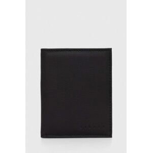 Kožená peňaženka Sisley pánsky, čierna farba