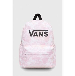 Detský ruksak Vans OLD SKOOL GROM BACKPACK ružová farba, veľký, s potlačou