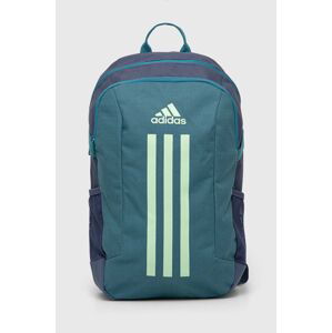 Detský ruksak adidas Performance POWER BP PRCYOU zelená farba, veľký, vzorovaný