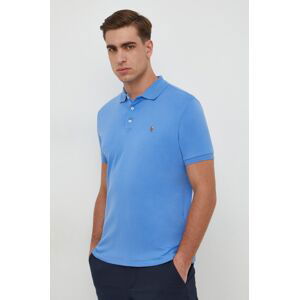 Bavlnené polo tričko Polo Ralph Lauren jednofarebné,710704319