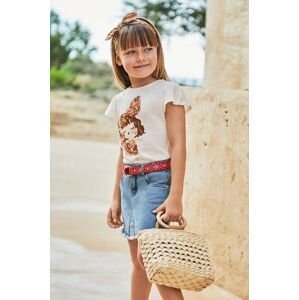 Dievčenská rifľová sukňa Mayoral mini, rovný strih