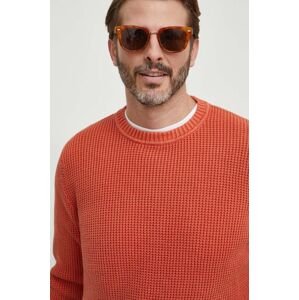 Bavlnený sveter Pepe Jeans oranžová farba