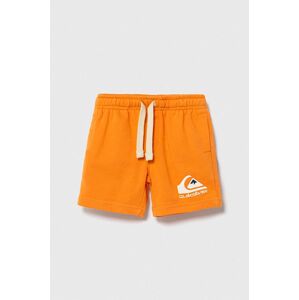 Detské krátke nohavice Quiksilver EASY DAY oranžová farba