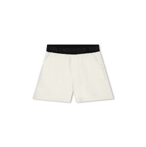 Detské krátke nohavice Karl Lagerfeld béžová farba, s nášivkou