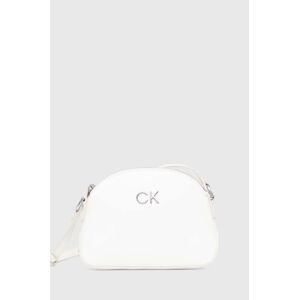 Kabelka Calvin Klein biela farba, K60K611761