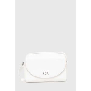 Kabelka Calvin Klein biela farba,K60K611914