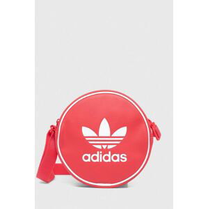 Malá taška adidas Originals červená farba, IS4548