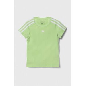 Detské tričko adidas zelená farba