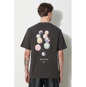 Bavlnené tričko Filling Pieces T-shirt Petanque pánske, šedá farba, s potlačou, 74434031268