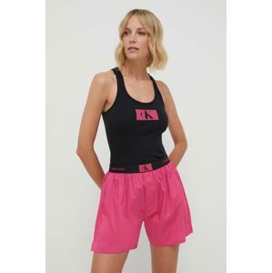 Pyžamo Calvin Klein Underwear dámska, ružová farba