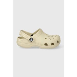 Detské šľapky Crocs Classic Kids Clog šedá farba