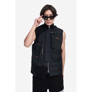 Vesta A-COLD-WALL* Asymmetric Padded Gilet ACWMO142 BLACK pánska, čierna farba, prechodný