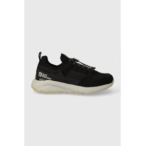 Topánky Jack Wolfskin Dromoventure Athletic Low dámske, čierna farba