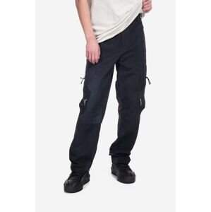 Nohavice A-COLD-WALL* Irregular Dye Trousers ACWMB181-BLACK, pánske, čierna farba, rovné