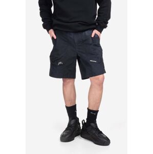 Šortky A-COLD-WALL* Irregular Dye Short ACWMB183-BLACK, pánske, čierna farba