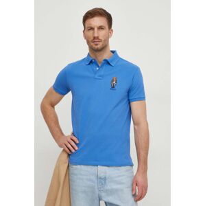 Bavlnené polo tričko Polo Ralph Lauren s nášivkou,710853312