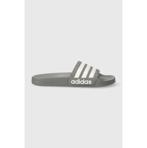 Šľapky adidas Performance Adilette pánske, šedá farba