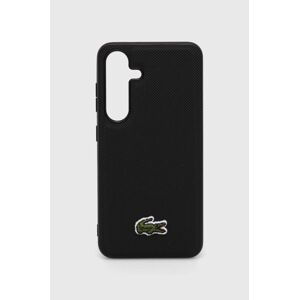 Puzdro na mobil Lacoste Samsung Galaxy S24 S921 čierna farba