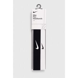 Čelenky Nike 2-pak čierna farba