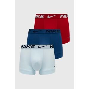 Boxerky Nike 3-pak pánske, biela farba
