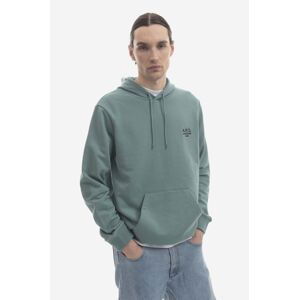 Bavlnená mikina A.P.C. Marvin Hoodie Marvin COEZD-H27733 BLACK pánska, čierna farba, s kapucňou, s nášivkou