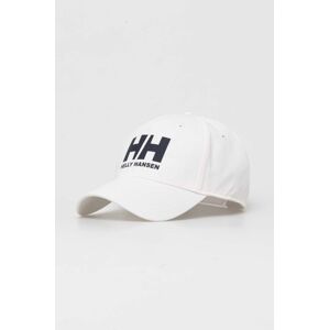 Bavlnená šiltovka Helly Hansen Czapka Helly Hansen HH Ball Cap 67434 001 béžová farba, s potlačou