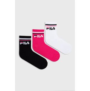 Ponožky Fila dámske, fialová farba