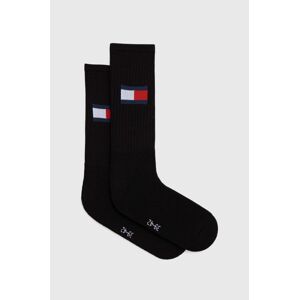 Ponožky Tommy Hilfiger 2-pak čierna farba