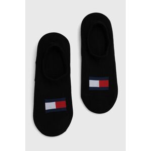 Ponožky Tommy Hilfiger 2-pak čierna farba