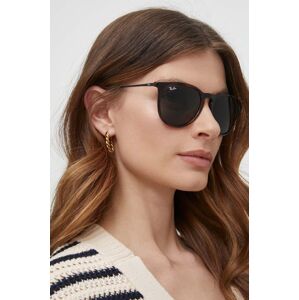 Slnečné okuliare Ray-Ban ERIKA dámske, hnedá farba, 0RB4171