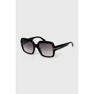 Slnečné okuliare Tom Ford dámske, čierna farba, FT1082_5401B