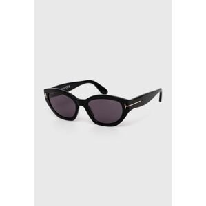 Slnečné okuliare Tom Ford dámske, čierna farba, FT1086_5501A