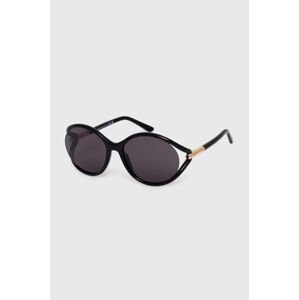 Slnečné okuliare Tom Ford dámske, čierna farba, FT1090_5901A