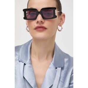 Slnečné okuliare Vivienne Westwood dámske, čierna farba