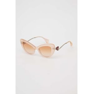 Slnečné okuliare Vivienne Westwood dámske, béžová farba