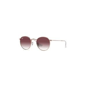 Detské slnečné okuliare Ray-Ban ROUND JUNIOR ROUND ružová farba, 0RJ9547S, 0RJ9547S