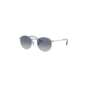 Detské slnečné okuliare Ray-Ban Round Kids JUNIOR ROUND čierna farba, 0RJ9547S, 0RJ9547S