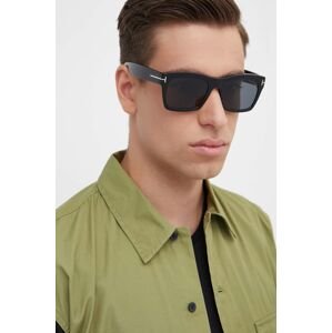 Slnečné okuliare Tom Ford pánske, čierna farba, FT1062_5601A