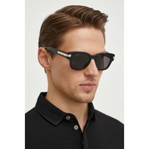 Slnečné okuliare Gucci pánske, čierna farba