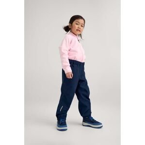 Detské nepremokavé nohavice Reima Kaura tmavomodrá farba