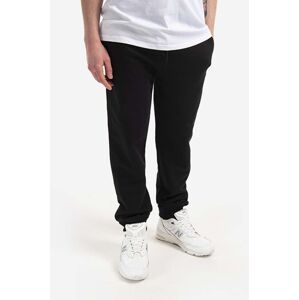 Bavlnené tepláky A.P.C. Jogging Item COEAS-H28072 BLACK čierna farba, jednofarebné