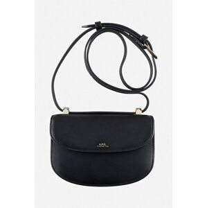 Kožená kabelka A.P.C. Geneve Mini Sac Geneve Mini PXAWV-F61415 BLACK čierna farba