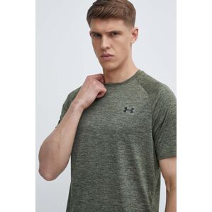 Tréningové tričko Under Armour zelená farba, jednofarebné, 1326413