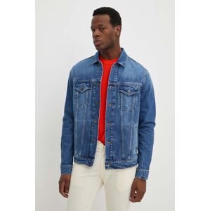 Rifľová bunda Pepe Jeans REGULAR JACKET pánska, prechodná, PM402715HW3